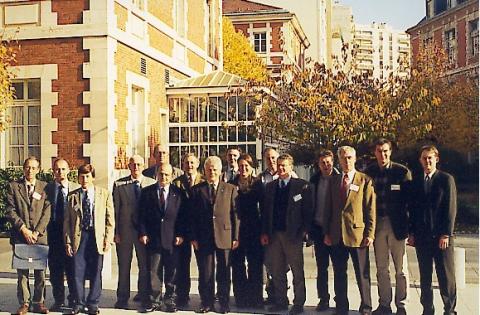 The college founders pictured in Paris on the 6th of November 2003 